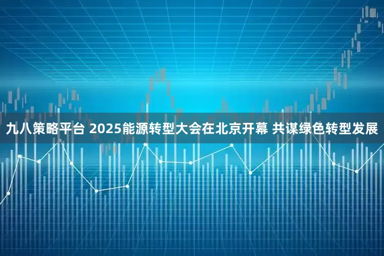 九八策略平台 2025能源转型大会在北京开幕 共谋绿色转型发展